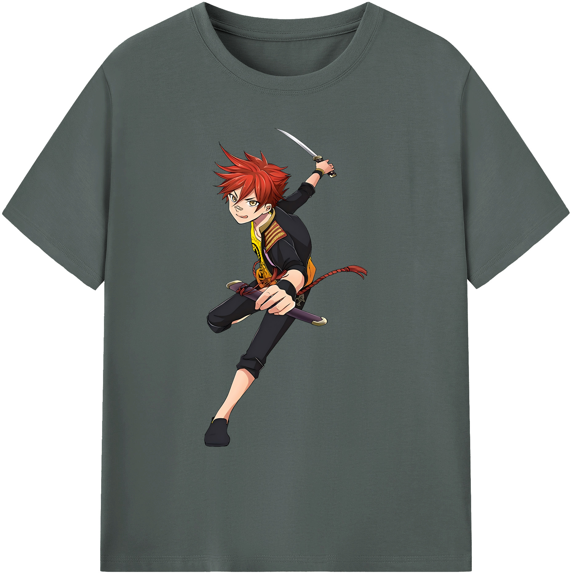 （画像用） 刀剣乱舞 Touken Ranbu 綿100％ メンズ半袖Tシャツ｜肌触りやわらか＆通気性